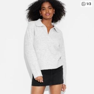 Women's Gray Sweater. XL.